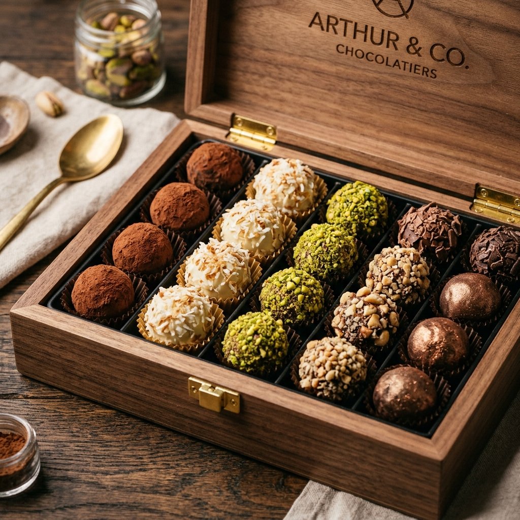 Belgian Dark Chocolate Truffle Gift Box