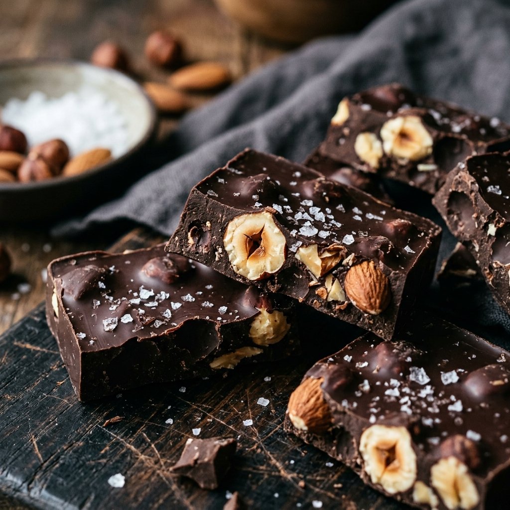 Gourmet Nut & Sea Salt Chocolate Slabs