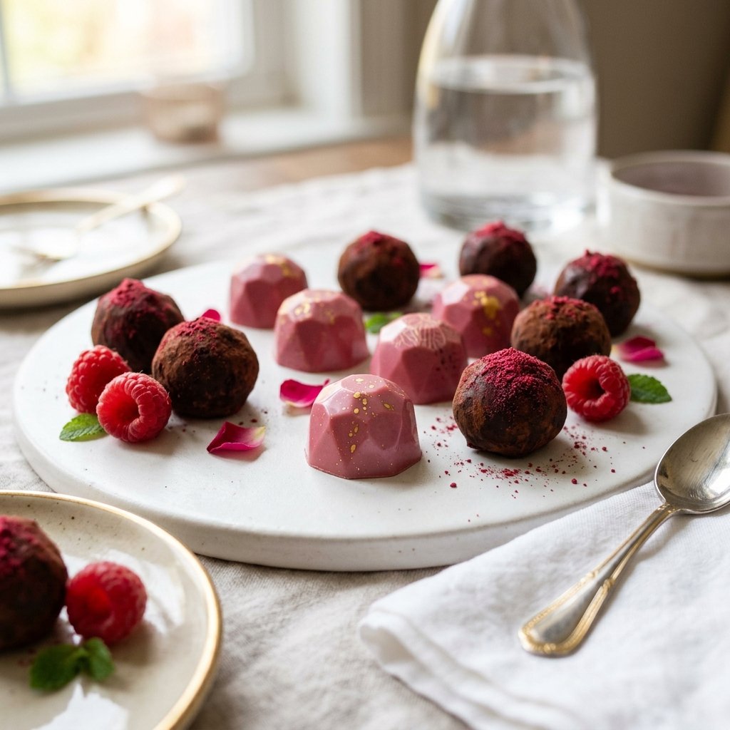 Ruby Berry Velvet Chocolate Bonbons